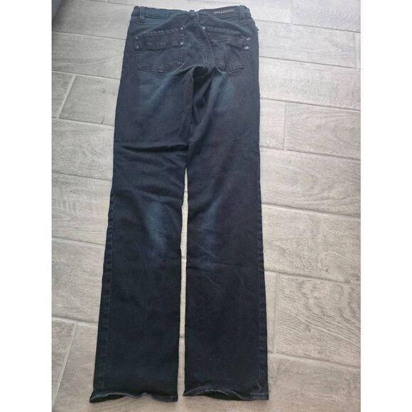 Rock & Republic Berlin Dark Wash Straight Skinny Leg Jeans Size 12 M - Picture 9 of 10